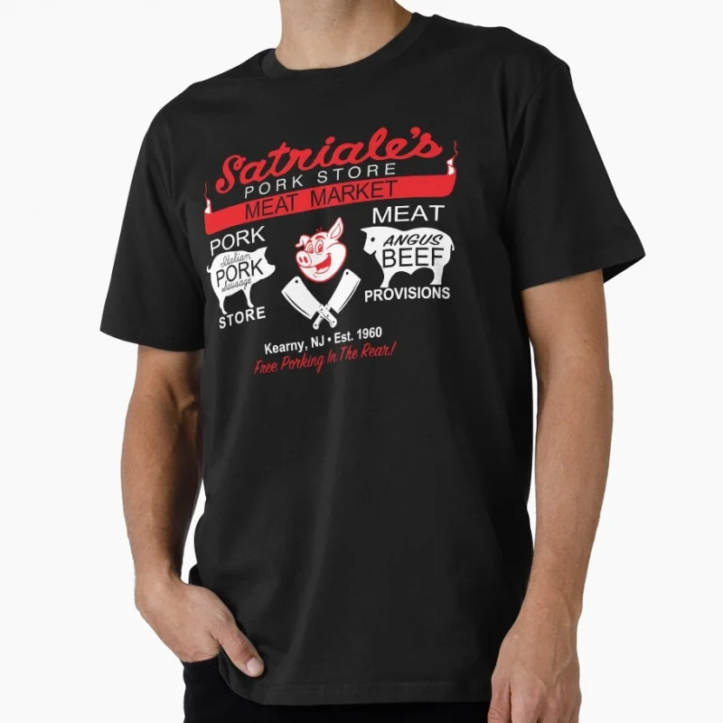 Satriale's Meat Market Dks The Sopranos Vintage Crime Movie Gift t shirt Men's Short Sleeve Graphic clothes All size tee S-6XL
Satriale's Meat Market Dks The Sopranos Vintage Crime Movie Gift t shirt Men's Short Sleeve Graphic clothes All size tee S-6XL