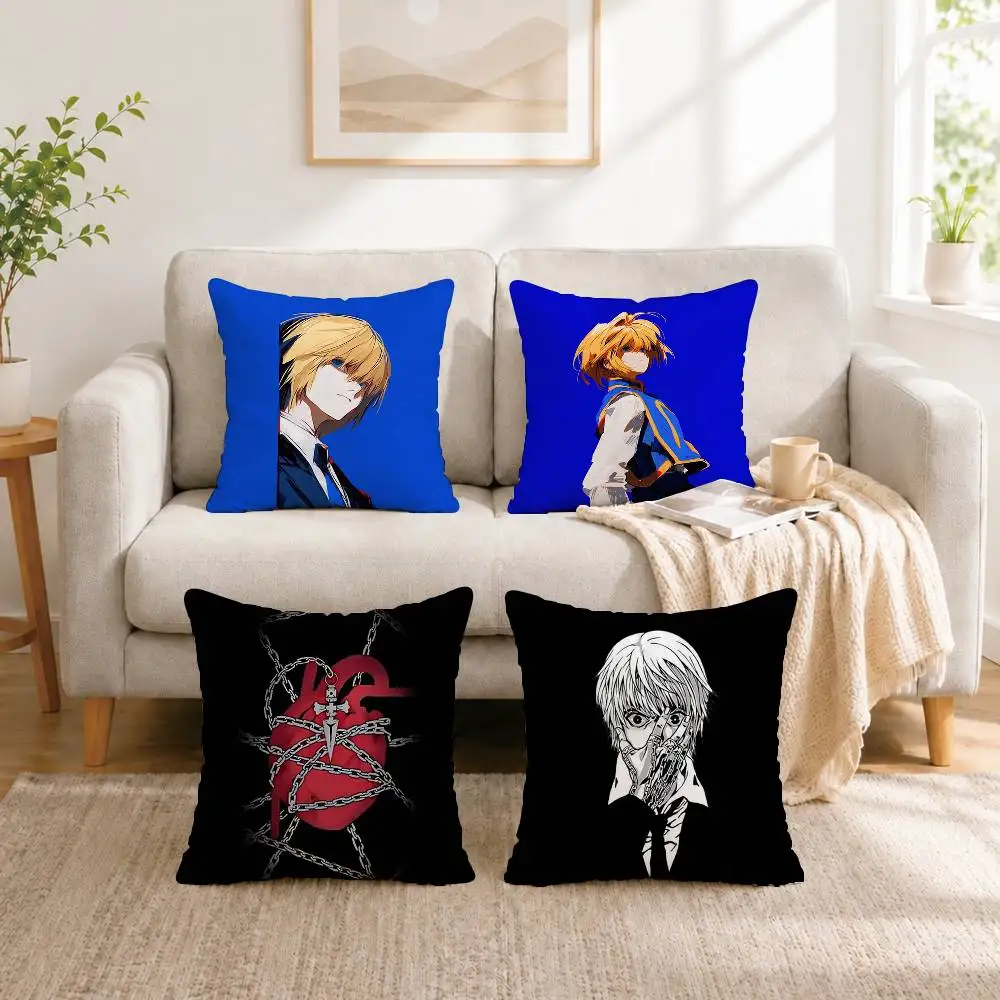 Anime HUNTER HUNTER Kurapika Kurta Pillow Case Square Double-Sided Sofa Cushion Cover Bedroom Bedside Pillow Gift
Anime HUNTER HUNTER Kurapika Kurta Pillow Case Square Double-Sided Sofa Cushion Cover Bedroom Bedside Pillow Gift