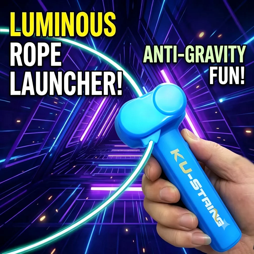 Glow In The Dark Luminous String Launcher Toy, Portable Handheld Light Rope Stress Relief Plaything for Party
Glow In The Dark Luminous String Launcher Toy, Portable Handheld Light Rope Stress Relief Plaything for Party