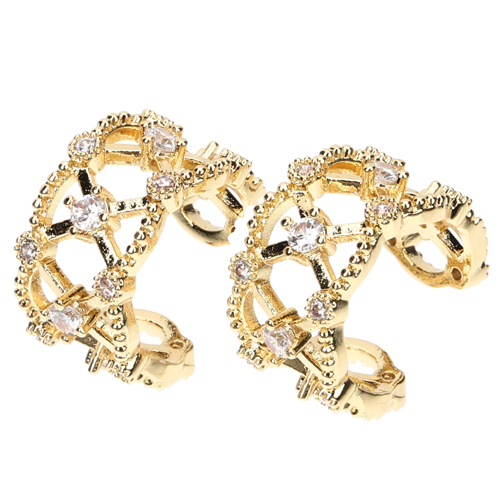 Diamond Pearl Earrings Cuff Non Piercing Alloy Women Gold Ear Clips Zircon Earrings Fashion Accessories Holiday Shopping Daily
Diamond Pearl Earrings Cuff Non Piercing Alloy Women Gold Ear Clips Zircon Earrings Fashion Accessories Holiday Shopping Daily