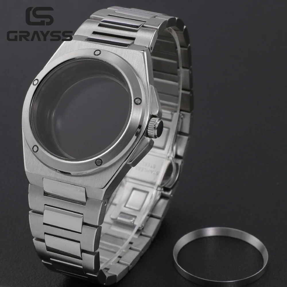 40mm Fit Engineer Style 28.5mm/31mm dial NH35/4R35 Movement Solid Stainless Steel Business Watch Case Watch parth glass back
40mm Fit Engineer Style 28.5mm/31mm dial NH35/4R35 Movement Solid Stainless Steel Business Watch Case Watch parth glass back