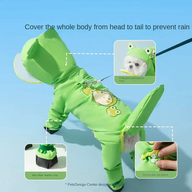 Dog Raincoat Pet Waterproof with Transparent Hooded Jumpsuit Dog Clothing Clothes for Dogs Cats Water Resistant Costume 2025 new
Dog Raincoat Pet Waterproof with Transparent Hooded Jumpsuit Dog Clothing Clothes for Dogs Cats Water Resistant Costume 2025 new