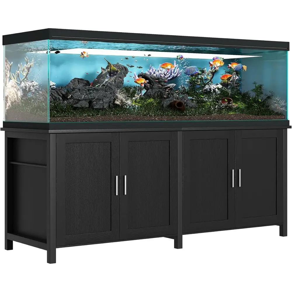 Heavy-Duty 125-200 Gallon Aquarium Stand with Storage for Fish Tanks, Turtle Habitats, and Reptile Enclosures, Supports Up to 22
Heavy-Duty 125-200 Gallon Aquarium Stand with Storage for Fish Tanks, Turtle Habitats, and Reptile Enclosures, Supports Up to 22