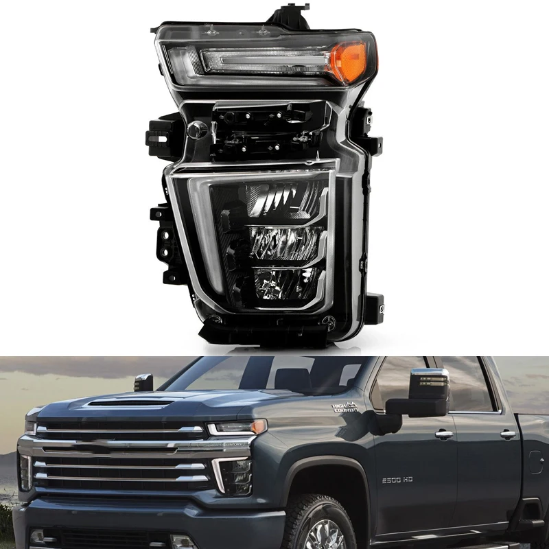 For Chevrolet Silverado 2500HD 3500HD 2020 2021 2022 2023 Car Full LED Headlight Head Light Plug and Play 84738618 84738619
For Chevrolet Silverado 2500HD 3500HD 2020 2021 2022 2023 Car Full LED Headlight Head Light Plug and Play 84738618 84738619