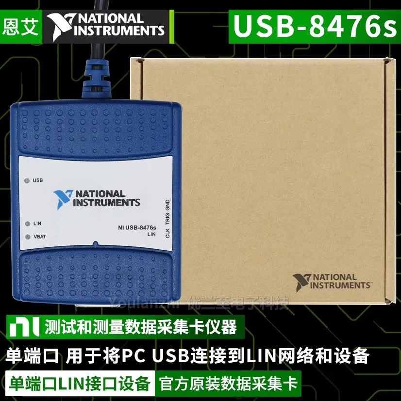 NI USB-8476S 779795-01 Synchronous USB single-port LIN interface device in stock, genuine product
NI USB-8476S 779795-01 Synchronous USB single-port LIN interface device in stock, genuine product