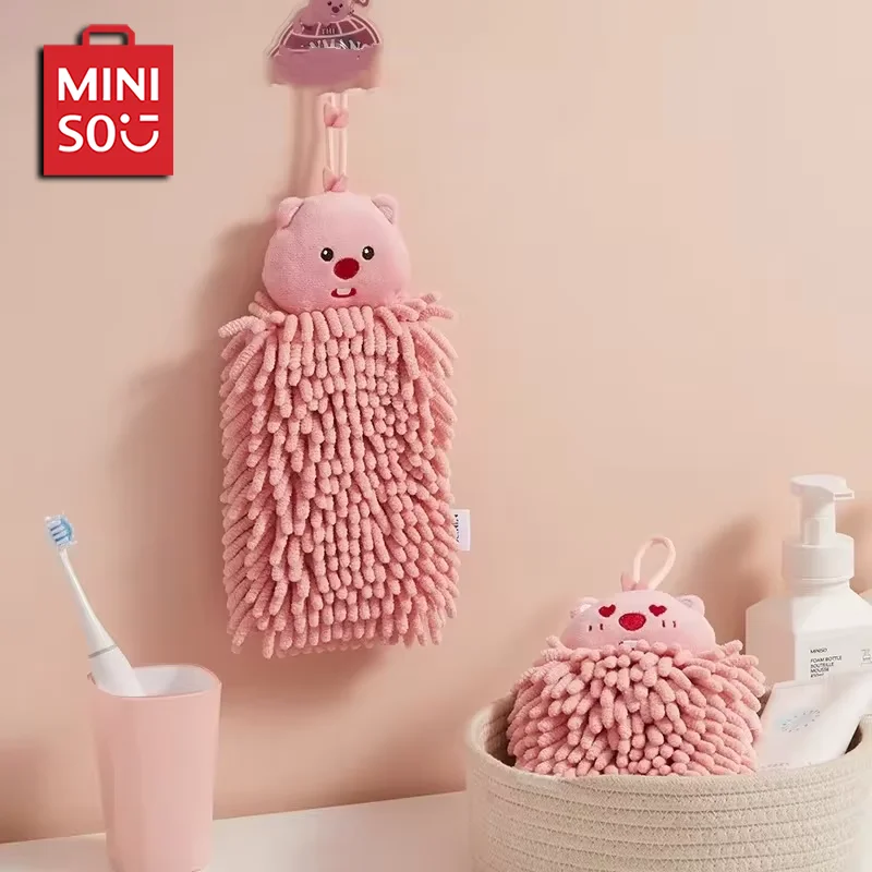 MINISO Loopy синельные полотенца для рук для ванной комнаты, кухни, милое мультяшное полотенце для рук с подвесными петлями, быстросохнущее мягкое впитывающее полотенце
MINISO Loopy синельные полотенца для рук для ванной комнаты, кухни, милое мультяшное полотенце для рук с подвесными петлями, быстросохнущее мягкое впитывающее полотенце