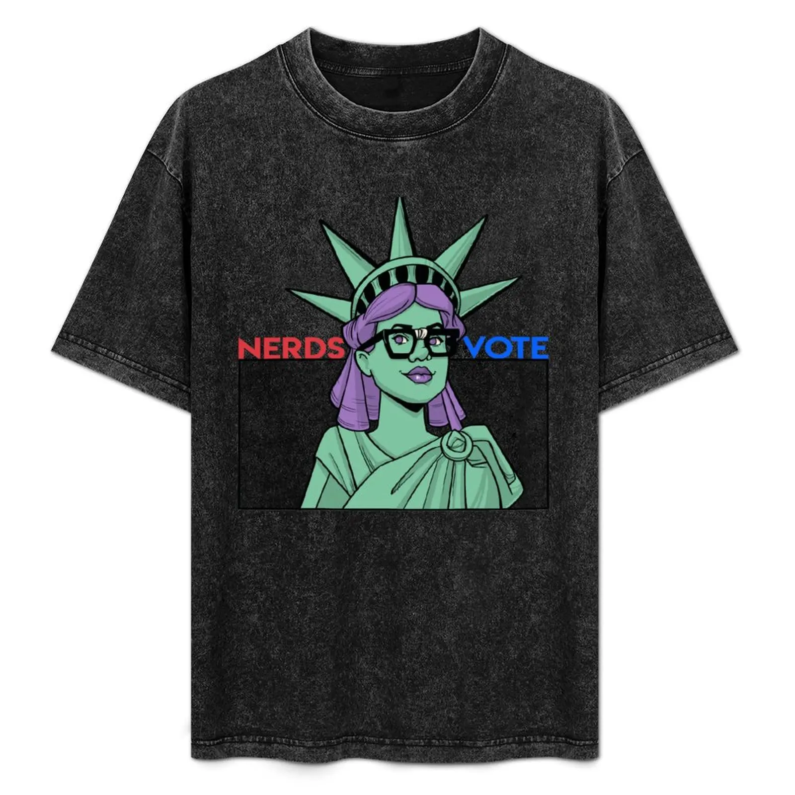 Lady Liberty - NerdsVote x Karen Hallion T-Shirt Vintage Style Printed Top
Lady Liberty - NerdsVote x Karen Hallion T-Shirt Vintage Style Printed Top