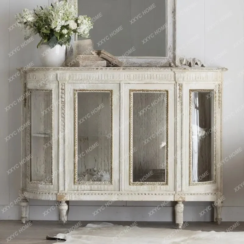 retro old carved entrance cabinet solid wood living room home decoration cabinet
retro old carved entrance cabinet solid wood living room home decoration cabinet