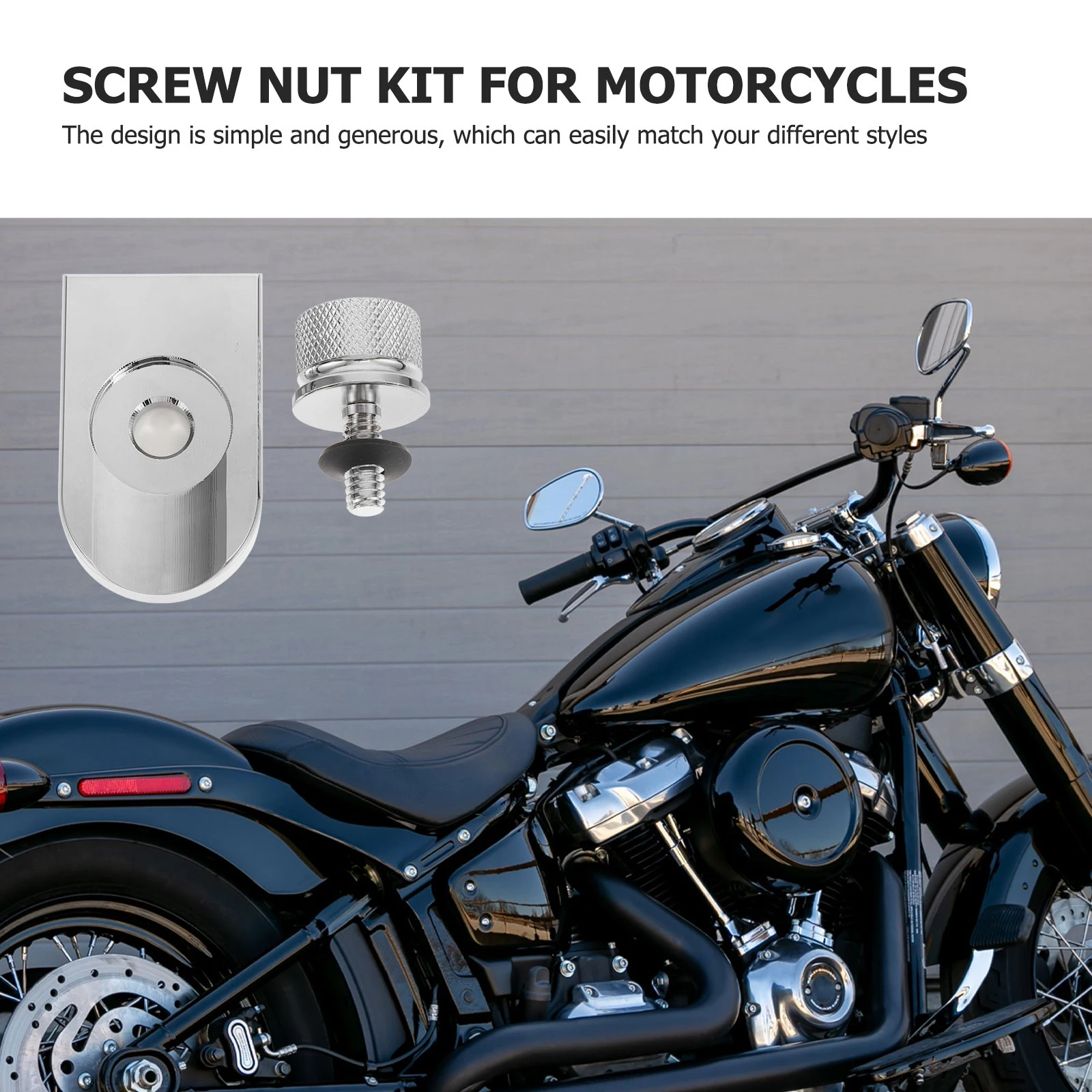 Aluminum Alloy Rear Seat Bolt Nut Kit Motorcycle Seat Screw Fixing Accessory Durable Practical Easy Install No Tool Required
Aluminum Alloy Rear Seat Bolt Nut Kit Motorcycle Seat Screw Fixing Accessory Durable Practical Easy Install No Tool Required