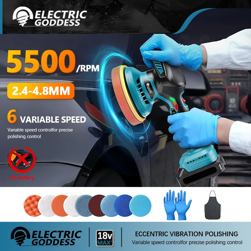 Беспроводной полировальный аппарат для автомобиля Makita, беспроводная полировальная машина для автомобиля, 6 передач, электрические Полировальные машины, электроинструменты для регулировки
Беспроводной полировальный аппарат для автомобиля Makita, беспроводная полировальная машина для автомобиля, 6 передач, электрические Полировальные машины, электроинструменты для регулировки
