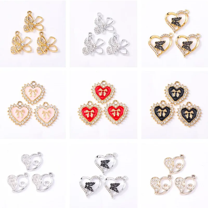 Duarte 20Pcs/Lot Cute Crystal Love Heart Butterfly Charms Pendants for Necklaces Earrings DIY Crafts Jewelry Making Accessories
Duarte 20Pcs/Lot Cute Crystal Love Heart Butterfly Charms Pendants for Necklaces Earrings DIY Crafts Jewelry Making Accessories