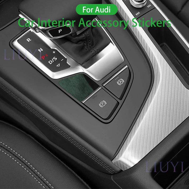 Stickers For Audi A4 Central Control Handbrake Button Protector Made of Alcantara Decorative Strips Stickers Car Interior Access
Stickers For Audi A4 Central Control Handbrake Button Protector Made of Alcantara Decorative Strips Stickers Car Interior Access