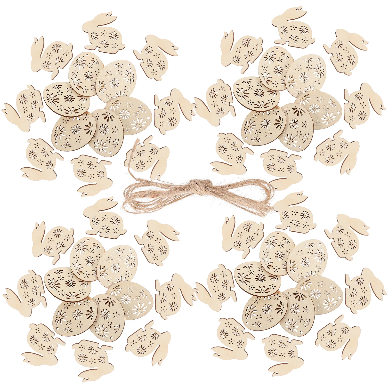 25 Pcs Easter Decoration Pendant Bauble Wood Bunnies Cutouts for Crafts Decorations Home Blank Slices Wooden Household
25 Pcs Easter Decoration Pendant Bauble Wood Bunnies Cutouts for Crafts Decorations Home Blank Slices Wooden Household