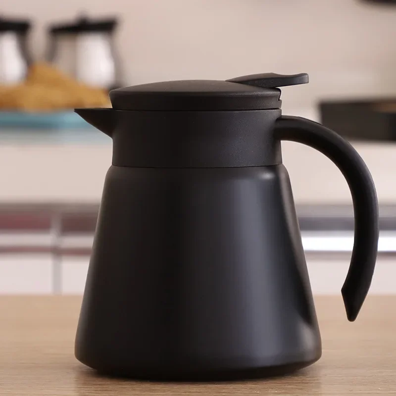 Thermal Coffee Carafe Tea Pot - 304 Stainless Steel Double Wall Vacuum Insulated, Cool Touch Handle, Hot & Cold Retention, 680ml
Thermal Coffee Carafe Tea Pot - 304 Stainless Steel Double Wall Vacuum Insulated, Cool Touch Handle, Hot & Cold Retention, 680ml