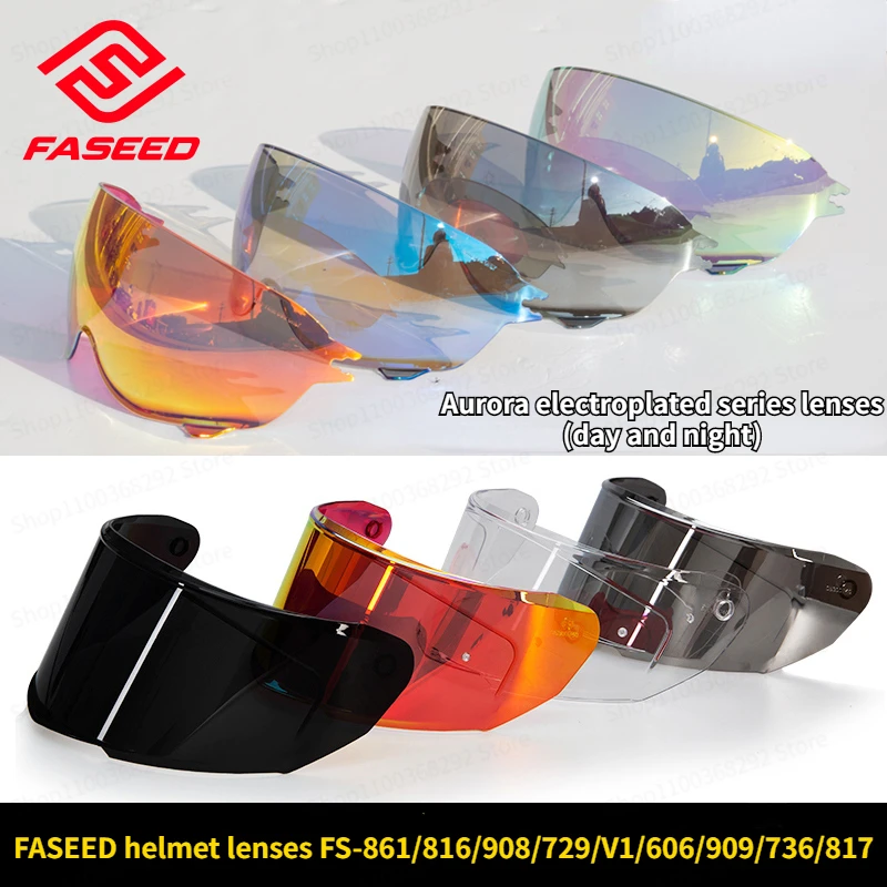 FASEED Original Helmet Lens FS816/FS817/FS729 Electroplated Color Visors Helmet Accessories
FASEED Original Helmet Lens FS816/FS817/FS729 Electroplated Color Visors Helmet Accessories