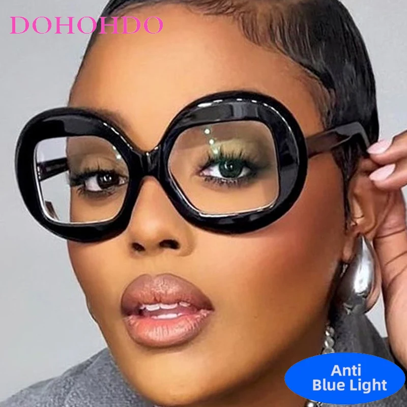 Luxury Brand Designers Oversized Frame Round Frame Blue Light Blocking Glasses Women Men Optical Protection Computer Eyeglasses
Luxury Brand Designers Oversized Frame Round Frame Blue Light Blocking Glasses Women Men Optical Protection Computer Eyeglasses