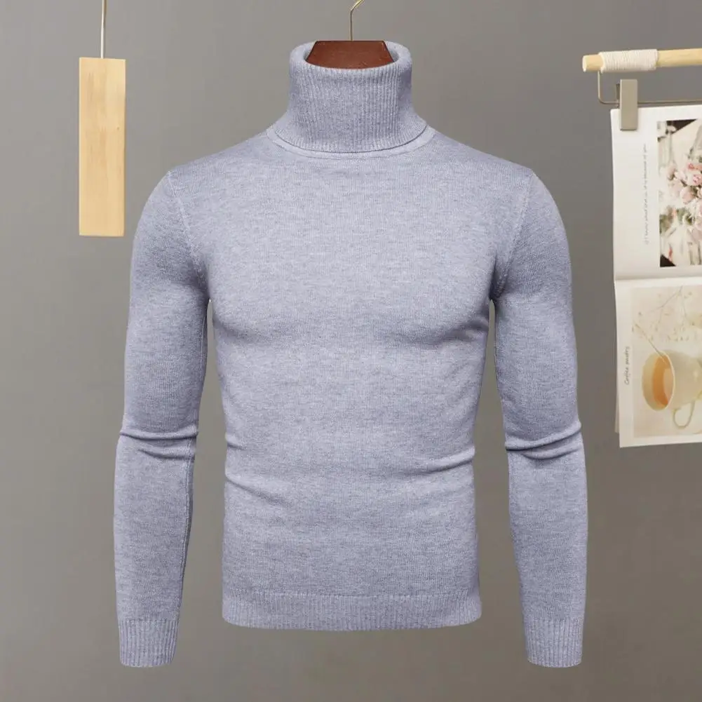 Men's Solid Casual Long Sleeve Turtleneck Sweater Knitted Ribbed Slim Fit Pullover Thermal Sweater
Men's Solid Casual Long Sleeve Turtleneck Sweater Knitted Ribbed Slim Fit Pullover Thermal Sweater