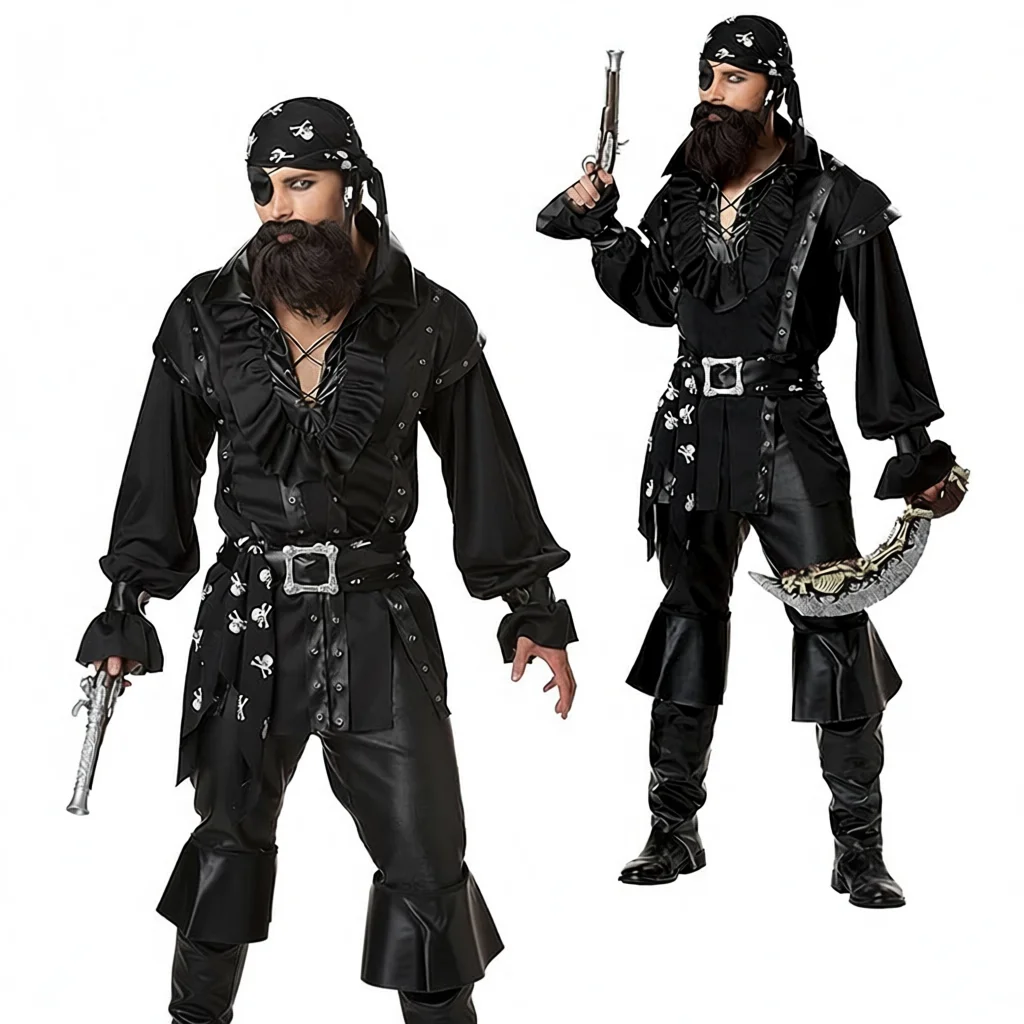 Halloween Caribbean Pirate Game Uniform National Costume Stage Costume Women's Fashion Spring 2025 Ethnicity Inspired Outfit
Halloween Caribbean Pirate Game Uniform National Costume Stage Costume Women's Fashion Spring 2025 Ethnicity Inspired Outfit