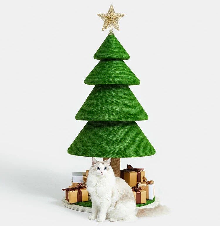 High Quality Wholesale Cat Climbing Tree With Scratches Christmas Cat Tree Cat Scratching Post
High Quality Wholesale Cat Climbing Tree With Scratches Christmas Cat Tree Cat Scratching Post