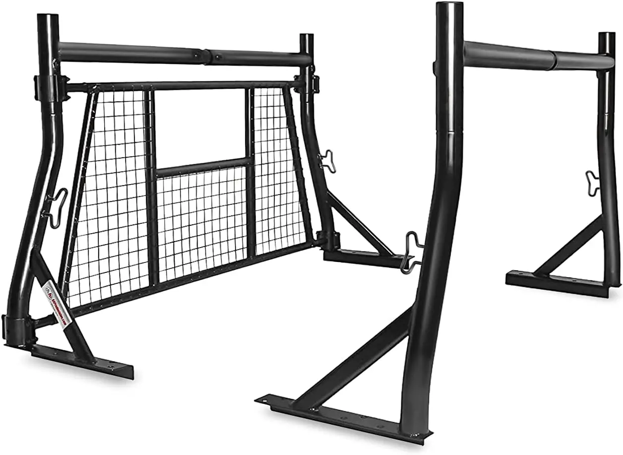 Extendable Pick-up Truck Rack with Protective Screen - Steel, Black, 800 LB Capacity
Extendable Pick-up Truck Rack with Protective Screen - Steel, Black, 800 LB Capacity