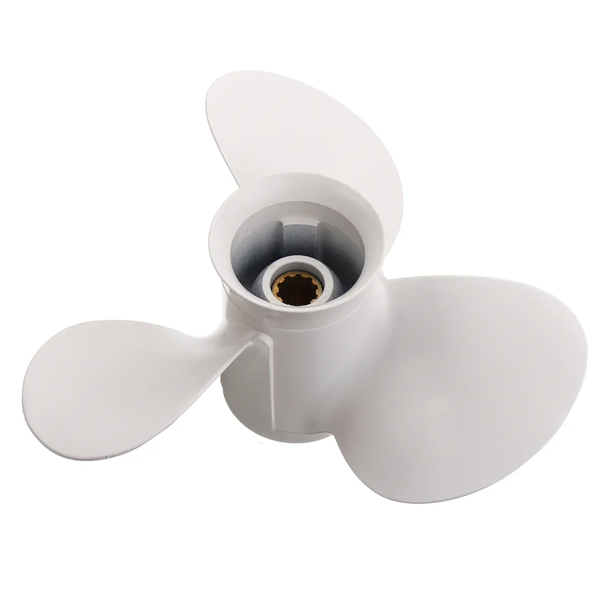 Outboard Propeller 664-45947-01-EL For 20-30HP 9 7/8 x 11 1/4 Aluminium alloy 10 Spline Tooth 3 Blades White Boat Parts
Outboard Propeller 664-45947-01-EL For 20-30HP 9 7/8 x 11 1/4 Aluminium alloy 10 Spline Tooth 3 Blades White Boat Parts