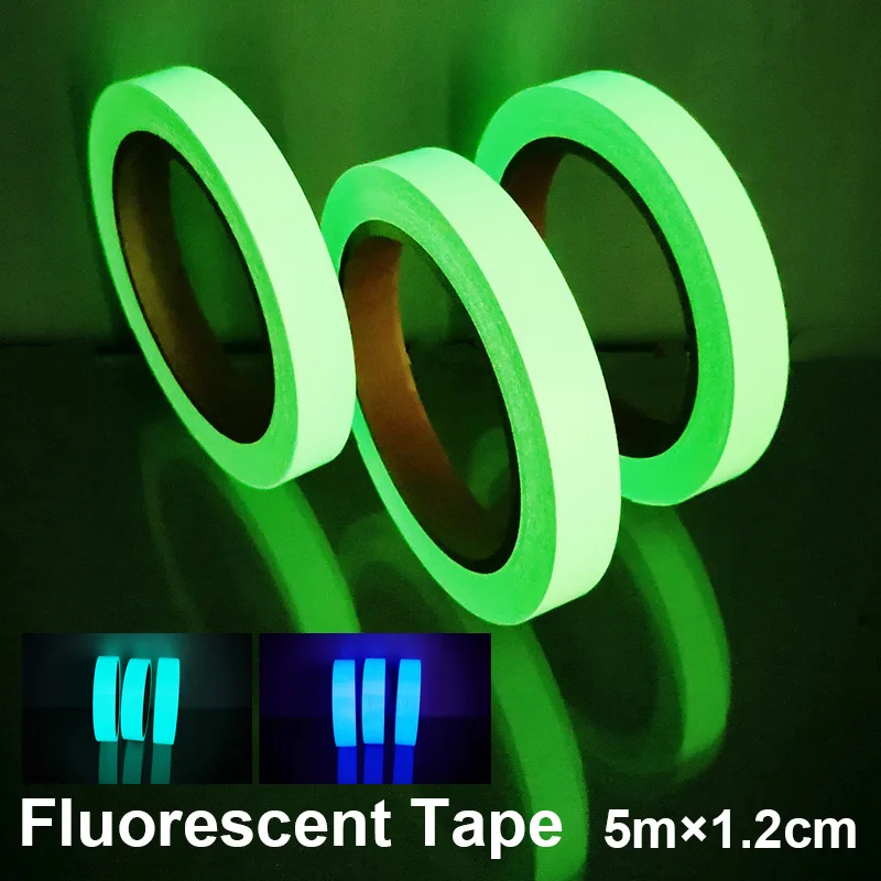 12mm * 5m Luminous Tape Fluorescent Night Self-adhesive Tapes Glow In Dark Safety Warning Secrurity Stage Home Decoration Tape
12mm * 5m Luminous Tape Fluorescent Night Self-adhesive Tapes Glow In Dark Safety Warning Secrurity Stage Home Decoration Tape