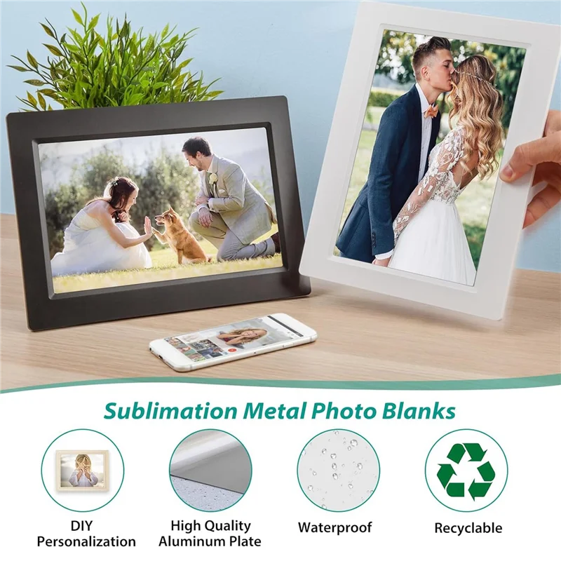 AEE4-Sublimation Aluminum Photo Blanks,6X8 Inch Sublimation Photo Blanks - 10Pcs Sublimation Picture Metal Blanks For Bedroom
AEE4-Sublimation Aluminum Photo Blanks,6X8 Inch Sublimation Photo Blanks - 10Pcs Sublimation Picture Metal Blanks For Bedroom