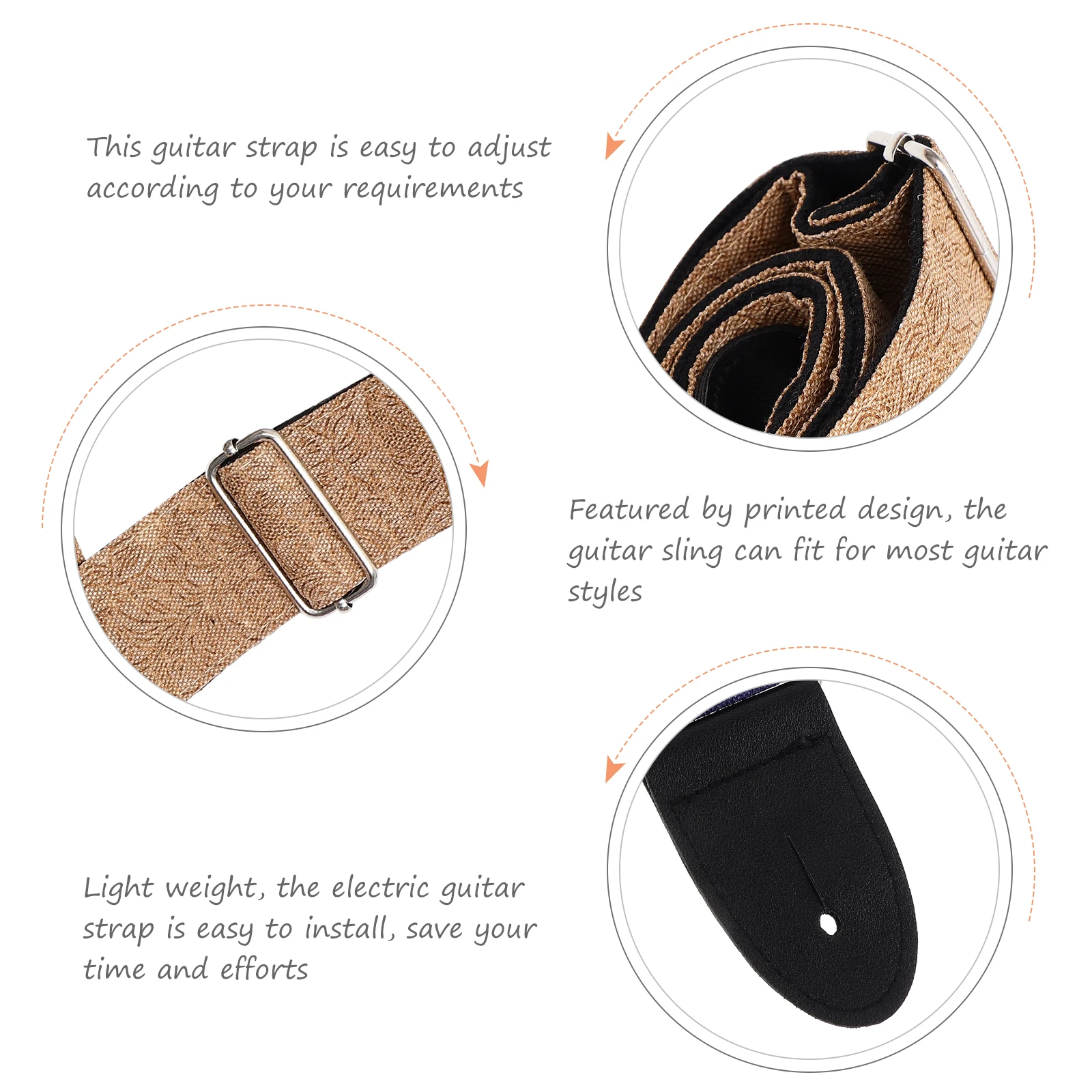 Guitar Strap Tie Electric Acoustic Straps Men Shoulder Cool Adjustable Wide Suspenders
Guitar Strap Tie Electric Acoustic Straps Men Shoulder Cool Adjustable Wide Suspenders