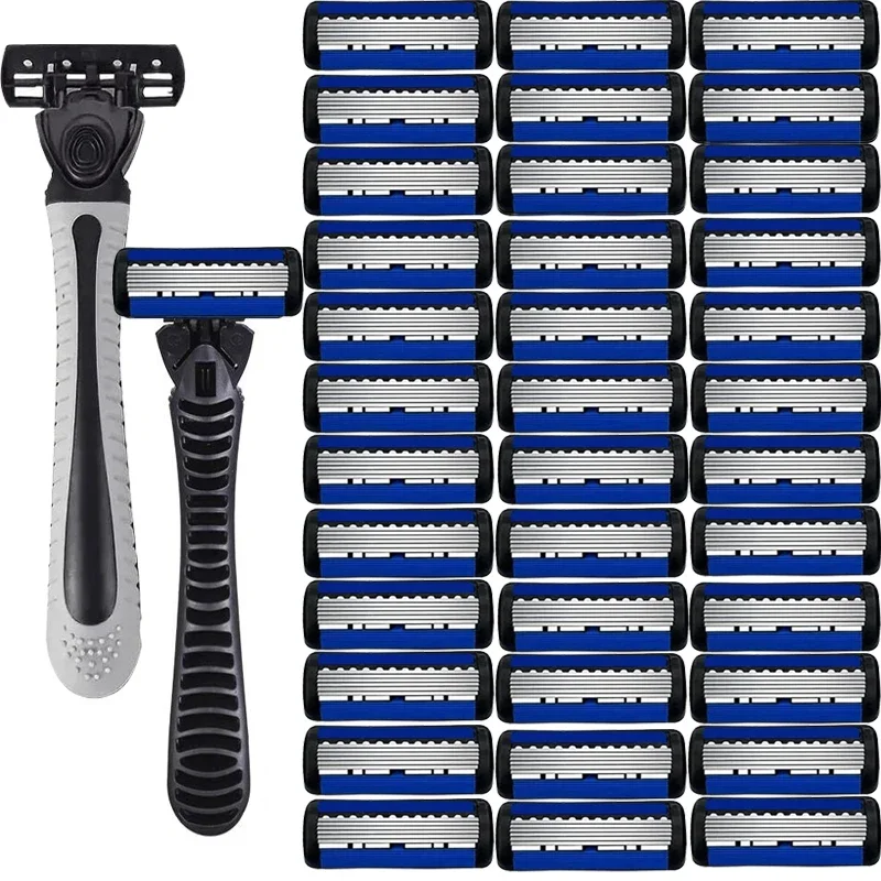 6-Layer Razor Head Manual Shaver , Stainless Steel Classic Double Edge Blade Razor Safety Shaving Beard Moustache Manual Shaver
6-Layer Razor Head Manual Shaver , Stainless Steel Classic Double Edge Blade Razor Safety Shaving Beard Moustache Manual Shaver