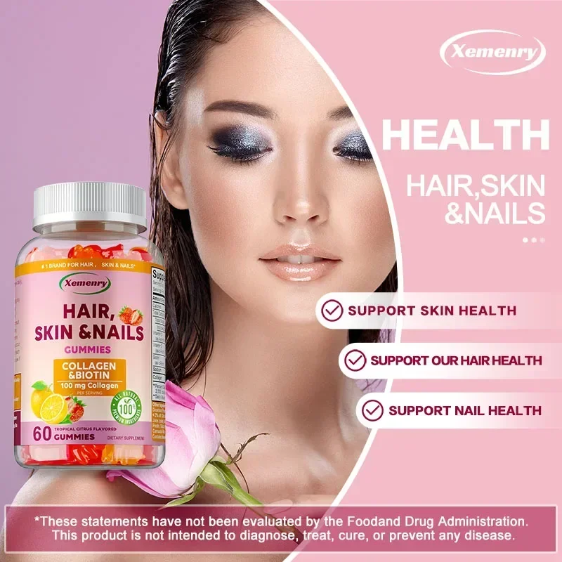 Hair, Skin & Nails Gummies - Powerful Antioxidant That Promotes Hair Growth, Strengthens Nails, and Improves Skin Radiance Vegan
Hair, Skin & Nails Gummies - Powerful Antioxidant That Promotes Hair Growth, Strengthens Nails, and Improves Skin Radiance Vegan