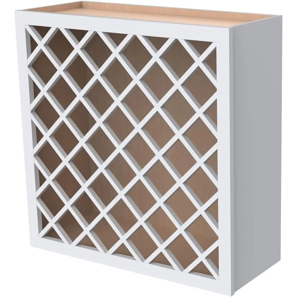Mocha Finish Solid Wood Wine Rack - Holds 24 Bottles, Wall-Mounted Bar Storage, Pantry or Cellar Use (24W x 12D x 30H)
Mocha Finish Solid Wood Wine Rack - Holds 24 Bottles, Wall-Mounted Bar Storage, Pantry or Cellar Use (24W x 12D x 30H)