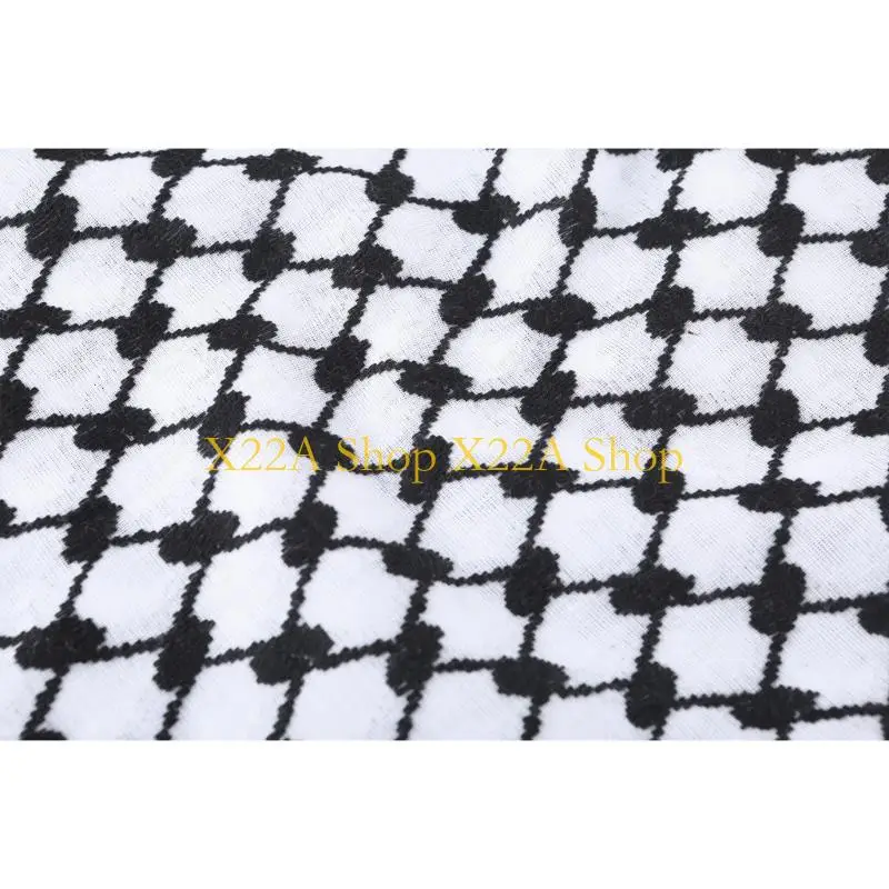Unique Arab Scarf Religious Outdoor Kerchief Multi Purpose Keffiyeh Headscarf for Adult
Unique Arab Scarf Religious Outdoor Kerchief Multi Purpose Keffiyeh Headscarf for Adult