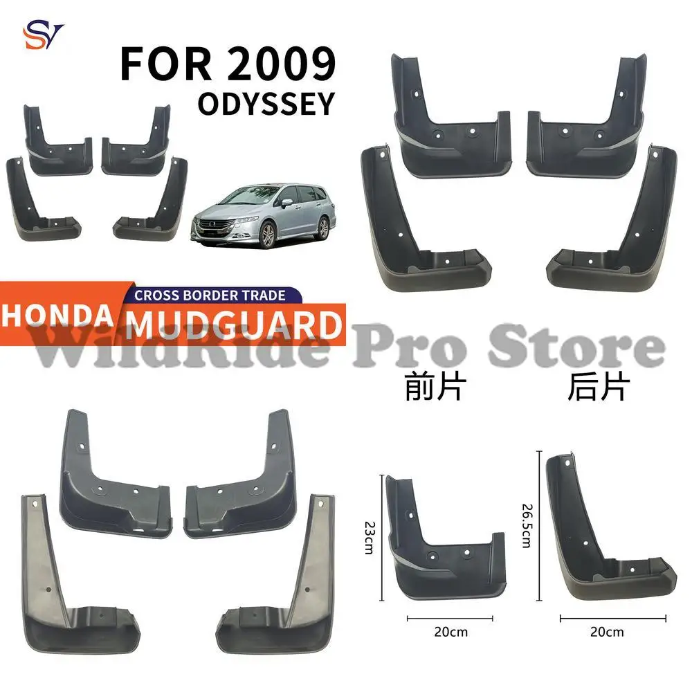 Front & Rear Easy Installation Protection Fender Flares for 2009-2014 Honda Odyssey Car Tires PP Soft Rubber Mud Guards
Front & Rear Easy Installation Protection Fender Flares for 2009-2014 Honda Odyssey Car Tires PP Soft Rubber Mud Guards