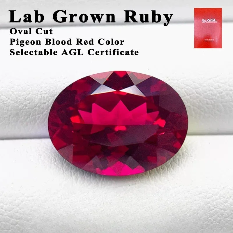 Lab Grown Ruby Pigeon Blood Red Color Oval Cut/Round Cut/Asscher Cut/Emerald Cut/Pear Cut/Heart Cut/Cushion Cut Certificate
Lab Grown Ruby Pigeon Blood Red Color Oval Cut/Round Cut/Asscher Cut/Emerald Cut/Pear Cut/Heart Cut/Cushion Cut Certificate