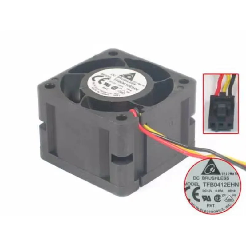 Delta Electronics TFB0412EHN 5R19 DC 12 В 0,87 А 40x40x28 мм 3-проводной охлаждающий вентилятор для сервера
Delta Electronics TFB0412EHN 5R19 DC 12 В 0,87 А 40x40x28 мм 3-проводной охлаждающий вентилятор для сервера
