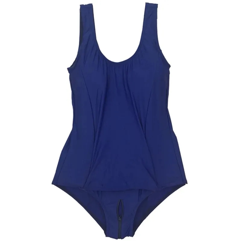 Sexy Zipper Swimsuit for Students Thermal Spa Large Size Swimming Costume Pure Color One-Piece Swimsuit with Fixed Breast Pad
Sexy Zipper Swimsuit for Students Thermal Spa Large Size Swimming Costume Pure Color One-Piece Swimsuit with Fixed Breast Pad