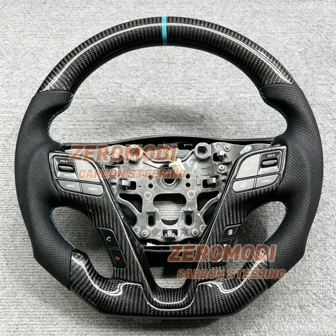 100% Real Carbon Fiber Custom Steering Wheel For Hyundai Santa Fe IX45 DM 2013-2018 Car Mod Accessories
100% Real Carbon Fiber Custom Steering Wheel For Hyundai Santa Fe IX45 DM 2013-2018 Car Mod Accessories