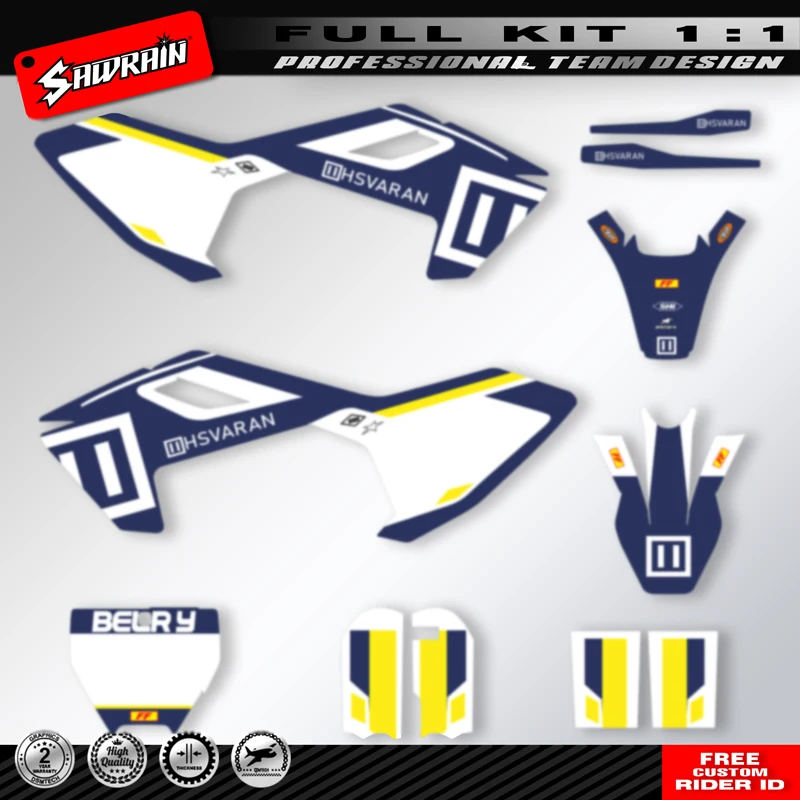 Sawrain Custom Graphics Sticker kit FOR Husqvarna TC65 2016 2017 2018 2019 2020 2021 2022 2023 Motorcycle Sticker
Sawrain Custom Graphics Sticker kit FOR Husqvarna TC65 2016 2017 2018 2019 2020 2021 2022 2023 Motorcycle Sticker