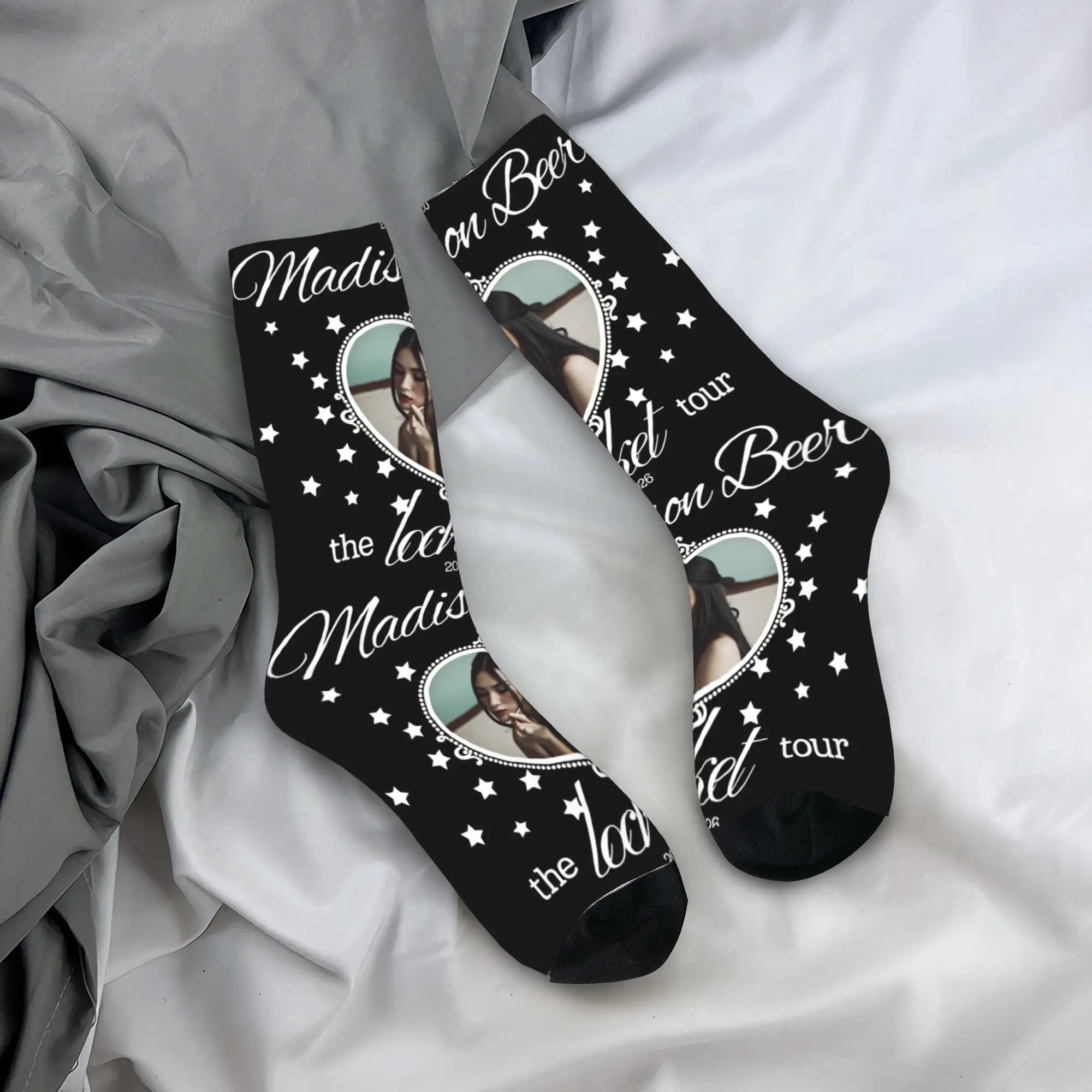 Madison Beer The Locket Tour 2026 Socks Elegant Stockings Spring Non Skid Men's Socks Breathable Custom Outdoor Sports Socks
Madison Beer The Locket Tour 2026 Socks Elegant Stockings Spring Non Skid Men's Socks Breathable Custom Outdoor Sports Socks