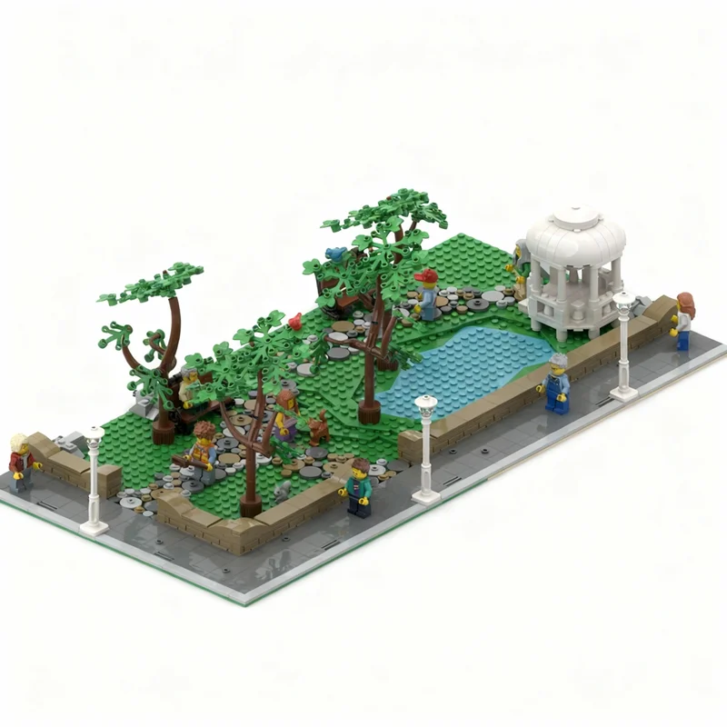 931pcs MOC Princeton Plainsboro Park Area Modular Streetscape Model Building Blocks Architecture Toys Christmas Gifts Education
931pcs MOC Princeton Plainsboro Park Area Modular Streetscape Model Building Blocks Architecture Toys Christmas Gifts Education