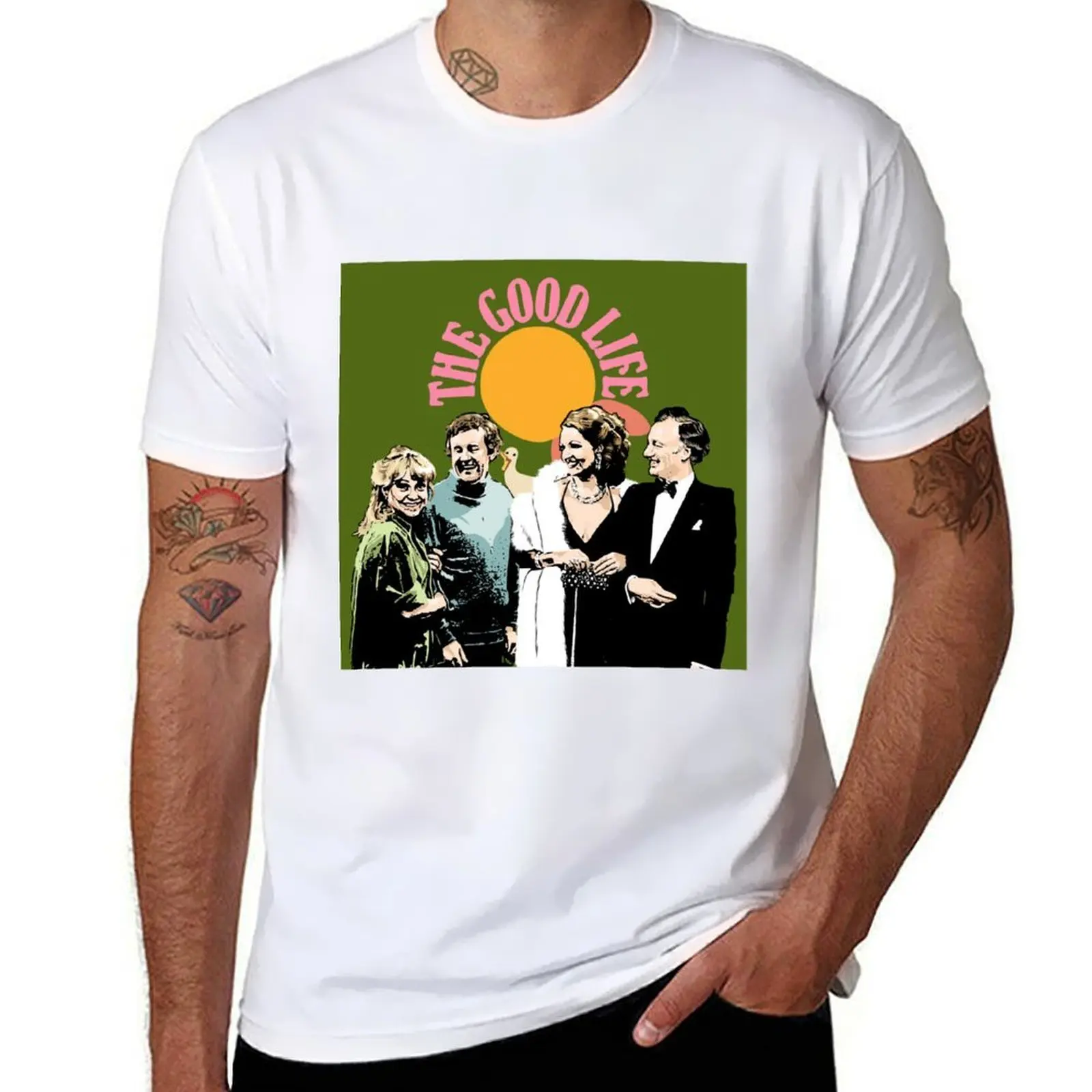 The Good Life, 1970’s, British Comedy, Barbara, Tom, Jerry, Margo. T-Shirt cotton t shirt man t shirt man cotton T-Shirt
The Good Life, 1970’s, British Comedy, Barbara, Tom, Jerry, Margo. T-Shirt cotton t shirt man t shirt man cotton T-Shirt