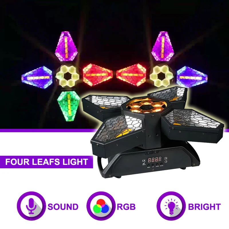 Sunart Four Leafs Moving Head Stage Effect Lighting For DJ Disco Clubs Bars Events Wedding Party DMX Auto Bee Eyes Fixture
Sunart Four Leafs Moving Head Stage Effect Lighting For DJ Disco Clubs Bars Events Wedding Party DMX Auto Bee Eyes Fixture