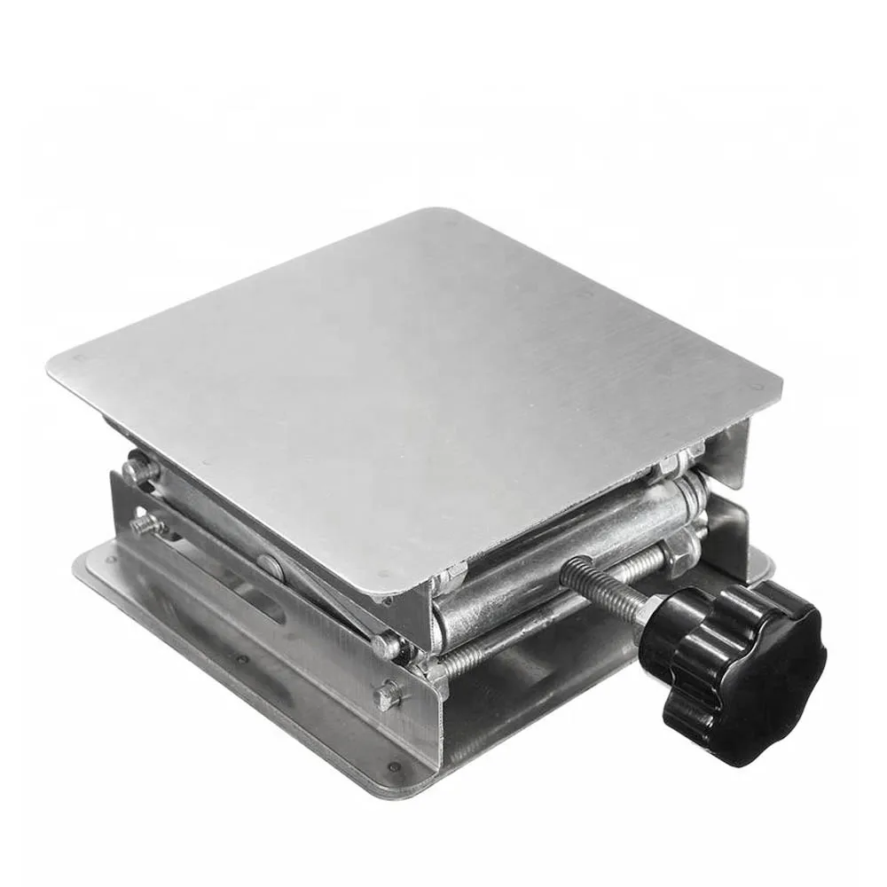 HAIJU LAB 150x150 Laboratory Jack Stainless Steel Lab Desktop Use Lifting Platform Stand Rack Scissor 
HAIJU LAB 150x150 Laboratory Jack Stainless Steel Lab Desktop Use Lifting Platform Stand Rack Scissor