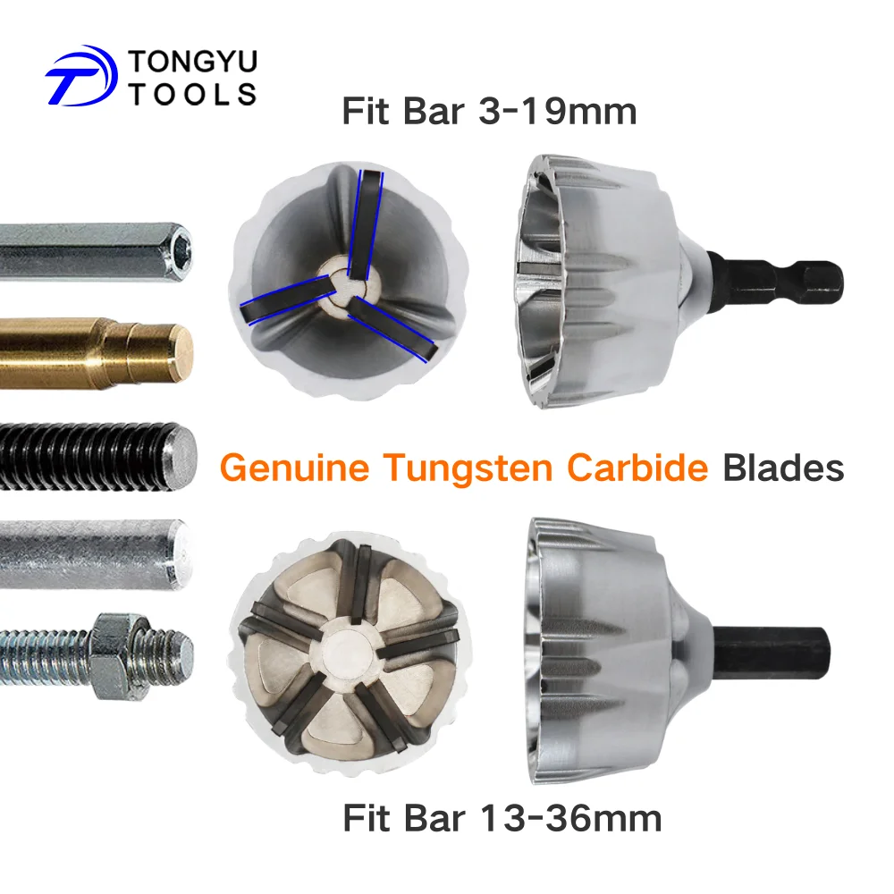 Deburring External Chamfer Tool 3-36mm Carbide Blade Burr Remover Hex Shank for Metal Pipe Rod Bolt Thread RepairDeburring Exter
Deburring External Chamfer Tool 3-36mm Carbide Blade Burr Remover Hex Shank for Metal Pipe Rod Bolt Thread RepairDeburring Exter