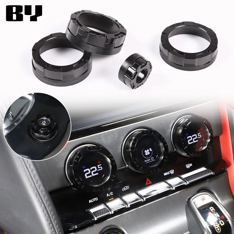 For Jaguar F-TYPE 2013-2024 Aluminum Alloy A/C Volume Knob Control Trim Ring Cover Auto Interior Accessories
For Jaguar F-TYPE 2013-2024 Aluminum Alloy A/C Volume Knob Control Trim Ring Cover Auto Interior Accessories