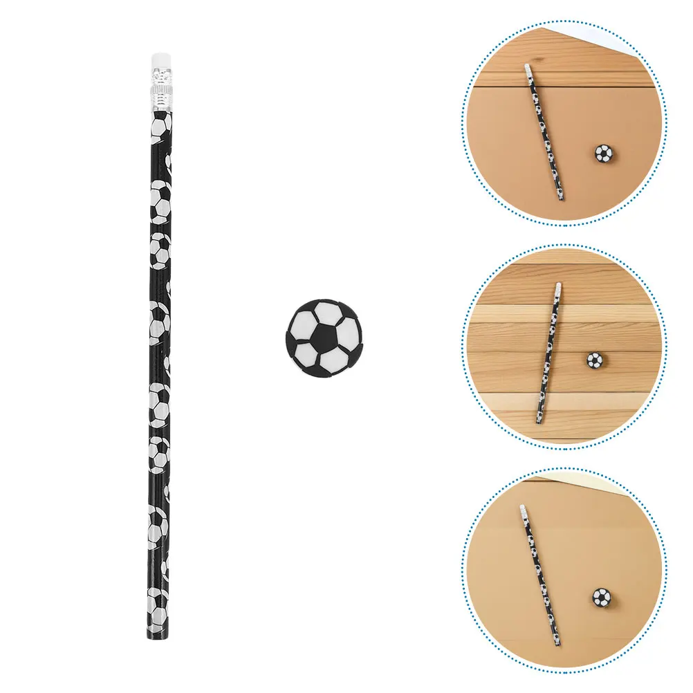 Football Pencil Soccer Erasers Drawing and Sketching Pencils Birthday Party School Office Stationery Favors Shape Writing Pens
Football Pencil Soccer Erasers Drawing and Sketching Pencils Birthday Party School Office Stationery Favors Shape Writing Pens