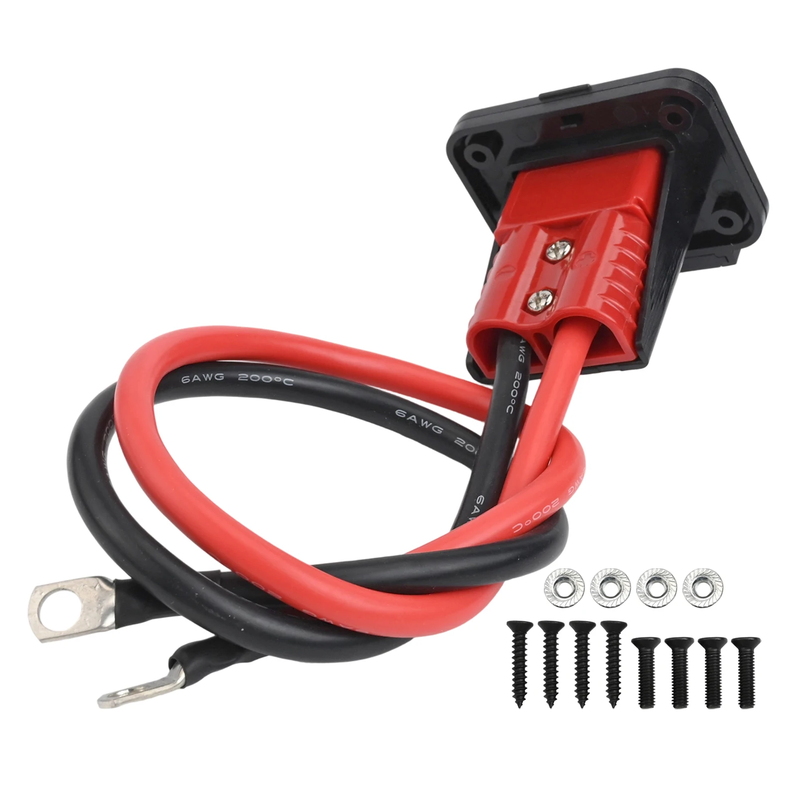 120A Battery Quick Connect Disconnect Cable with Mount Bracket for Enhanced Compatibility with Electric Equipment
120A Battery Quick Connect Disconnect Cable with Mount Bracket for Enhanced Compatibility with Electric Equipment
