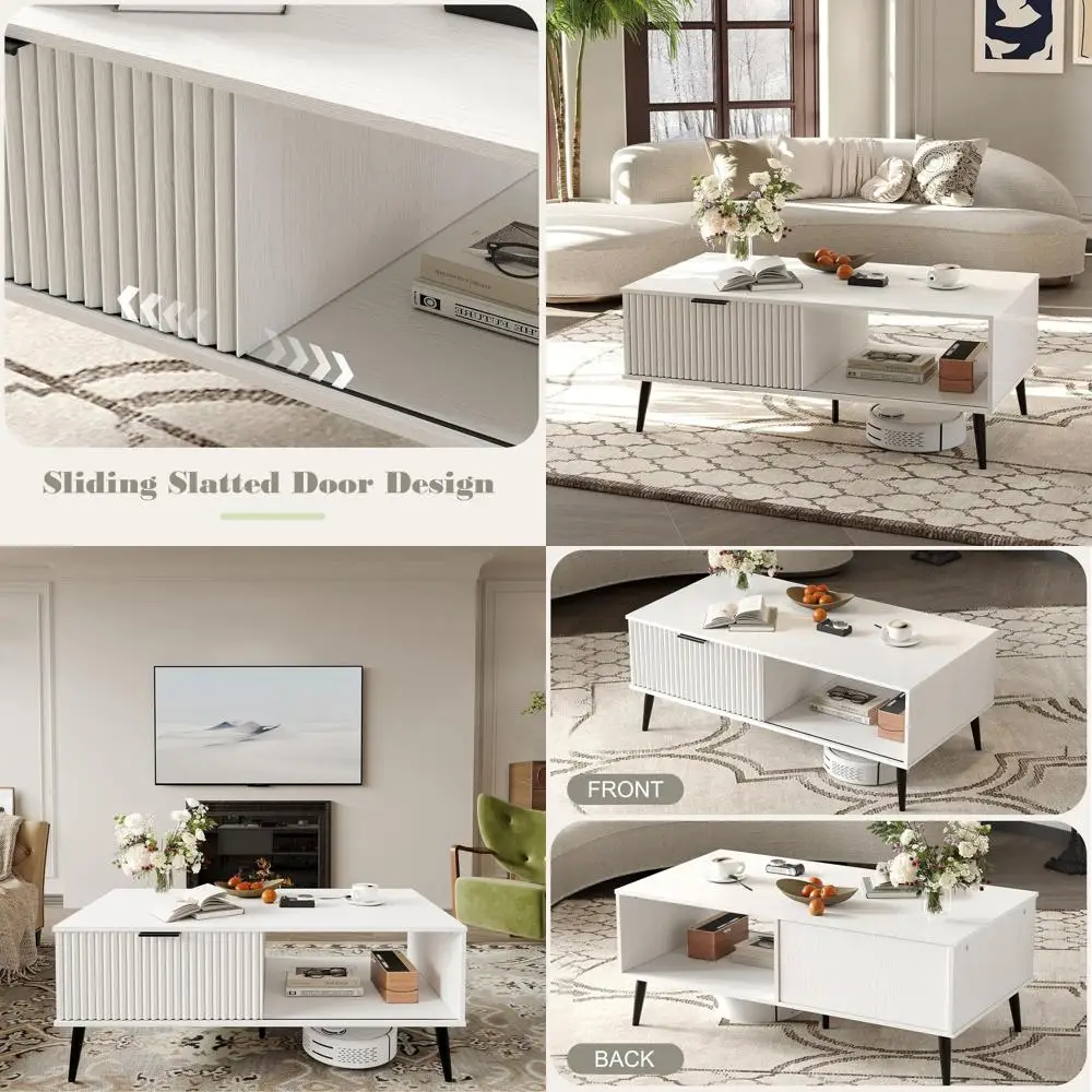 Журнальный столик волнообразной формы с 2 ярусами для хранения, на ножках из массива дерева, в стиле середины века, для гостиной или офиса, белый
Журнальный столик волнообразной формы с 2 ярусами для хранения, на ножках из массива дерева, в стиле середины века, для гостиной или офиса, белый