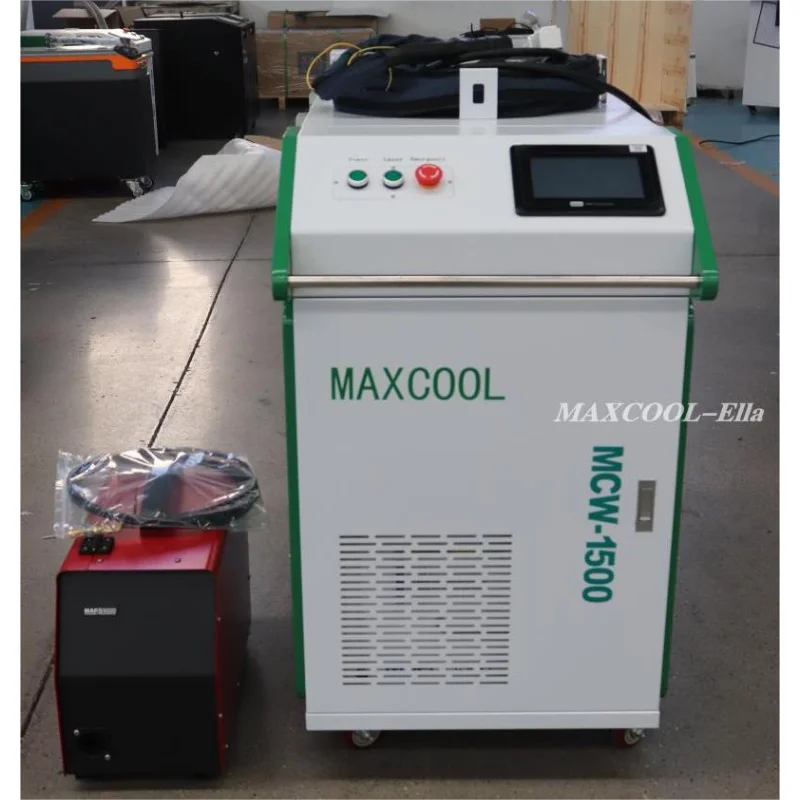 MAXCOOL Fiber Laser Welding Machine 1500watt for Aluminum Soldering Tools for Metal Moulds Auto Parts 3-in-1
MAXCOOL Fiber Laser Welding Machine 1500watt for Aluminum Soldering Tools for Metal Moulds Auto Parts 3-in-1