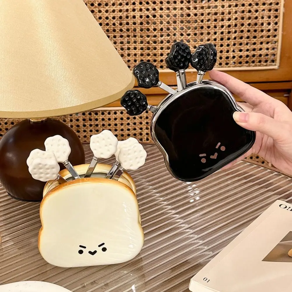Light Luxury Cartoon Fruit Sticks Bread Shape Food Grade Food Picks Set Dining Table Appetizer Utensils Restaurant Accessories
Light Luxury Cartoon Fruit Sticks Bread Shape Food Grade Food Picks Set Dining Table Appetizer Utensils Restaurant Accessories